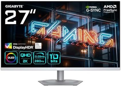 Gigabyte MO32U 31,5" OLED 4K UHD Gaming Monitor - 3840 x 2160, 165Hz, 0.03ms, 250 cd/m², Display HDR True Black 400, HDMI 2.1, DisplayPort 1.4