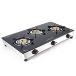 Wonderchef Galaxy Glass Cooktop 3 Burner Auto Cooktop, 2 Years Warranty