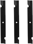 KANXAJJY (3PCS) 5101755S Lawn Mower Blades - Replace OEM Ferris 5020842 5101755 20842S 481712 Scag 48111 481708 481712 Simplicity 5022808ASM - for 61 Inch Deck Lawn Mower