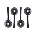 4Pack Replacement Parts Side Brushes, for Shark ION Robot AV751 S87 R85 RV850 RV850WV R71 R72 R75 S86 R87 R76 RV871 RV761,Black