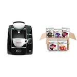 Bosch Tassimo Joy TAS4502NGB Black Coffee Machine and Tassimo Variety Box Costa, Kenco, Cadbury & L'OR Coffee Pods