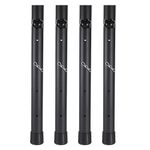 IGNPION 4Pcs Folding Table Leg Extendsion, Table Support Lift Leg for Bent/Straight Legs, Chair Leg Extenders, Adjustable Height Table Leg Riser to 9.2cm/ 17cm/ 25cm/ 33cm