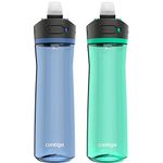 Contigo 2144982 Water Bottle, 24oz, Blue Corn & Coriander