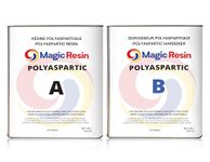 Magic Resin | Polyaspartic Aliphatic Polyurea Floor Coating System | Clear & UV Stable | Ultra Durable & Excellent Resistance to Abrasion and Chemical (1 Gallon)
