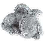 Pure Garden 50-LG1100 Memorial Statue-Sleeping Angel Dog Remembrance Keepsake Sculpture Grave Marker Stone Figurine to Honor a Cherished Pet