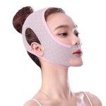 HOYECL Double Chin Reducer,V-Shape Chin Tightening Band,Face Lift Tape,Prevent Sagging,Reusable Face Slimming Belt for Women Girls