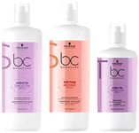 Schwarzkopf Professional Bonacure Peptide Repair Rescue Micellar Shampoo &Schwarzkopf Professional Bonacure Bc Keratin Micellar Shampoo&Schwarzkopf Professional BC Keatin Treatment