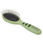 Coastal Pet Safari Wire Pin Brush with Plastic Handle - General Dog Grooming Brush for Dogs with Short and Long Hair - No-Slip Handle - Compatible with Safari Grooming Tools - 9.25" x 2.5"