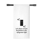 Swiftie Housewarming Gift Let's Dance Around The Kitchen in The Refrigerator Light Kitchen Towel Dish Towel (refrigerator light towel CA)