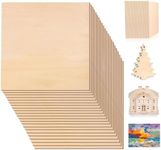 24 Pack Natural Basswood Sheets 12 