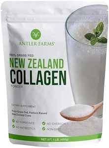 Antler Farms - 100% Pure New Zealand Collagen Protein Powder from Grass Fed Cows, Unflavored, 1 lb - Hydrolyzed Cold Water Soluble Peptides, Keto Friendly, Bioavailable, Quick Dissolving