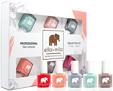 ella+mila Professional Nail Polish Set - Quick Dry Nail Polish - Long-Lasting & Chip Resistant Nail Polish Kit (Mommy Collection B - 6 Pack - 0.45 fl oz each)
