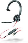 HP Poly Blackwire 3315 USB-A 3.5mm Mono Headset