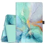 Fintie Case for iPad 9.7 2018/2017, iPad Air 2, iPad Air - [Corner Protection] Premium Vegan Leather Folio Stand Cover, Auto Wake/Sleep for iPad 6th / 5th Gen, iPad Air 1/2 (Emerald Marble)