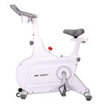 91-Durafit Pacer Pro Spin Bike for Home Workout| 8 Kg Fly Wheel | 120 kg Max Weight Capacity | 5 Level Magnetic Resistance| Adjustable Seat | LCD Display
