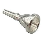 Missmore Premium Silver Plated Tuba Mouthpiece - Enhance Your Performance with Superior Sound Quality and Durability