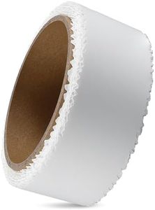 Saypacck Self Adhesive Crack Repair Tape Drywall Joint Tape Patch Wall Seam Patch Heavy Duty Smooth Roll for Concrete Repair, White (2'' X 50')