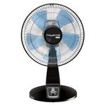 Rowenta VU2670 Extreme Silent Turbo 12-Inch Manual Table Fan with Remote Control, 4 Speed Settings including Turbo Boost Options, Black