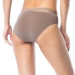 Shero StayFresh Cross Hipster, Underwear/Panty designed for Sensitive Skin, Odor Control, Yeast Infections, Anti-Bacterial, Taupe, 2X