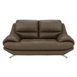 Homevibes Elegant Oasis Leatherette Premium Leather Sofa|2 And 3 Seater Sofa|Best In Comfort|Best Builtin Qualit (Ash Grey, 2-Person Sofa)