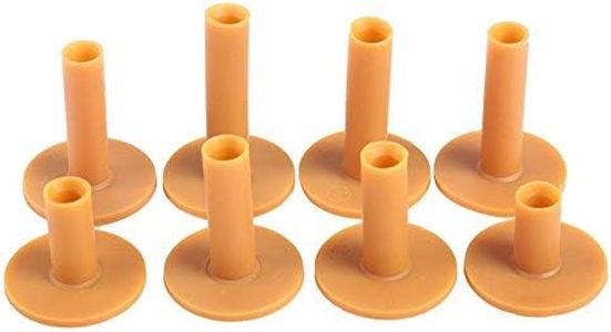 VGEBY1 Golf Rubber Tees, 8 Pcs Juego de Pelotas de Golf para Principiantes, Durable tee Golf de Castillo, Lgual Tamaño