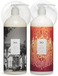 R+Co Bel Air Smoothing Shampoo and Conditioner Set 1L - Smoothing Shampoo + Conditioner Anti-Oxidant Complex | Vegan + Cruelty-Free | R+Co Bonus Deluxe Sample (.5 Oz)