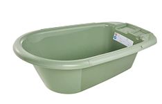 Rotho Babydesign Bathtub with Hose, 0 Months, Bella Bambina, 20020 0330 0001 shale green