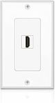 TNP HDMI Wall Plate (1 Port, White)