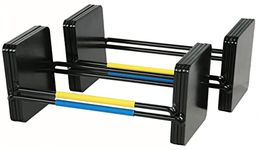 POWERBLOCK Elite EXP 50-70 lb. Dumbbell Kit, Stage 2 Expansion Kit, Only Compatible After Stage 1 Elite EXP Adjustable Dumbbells Purchase, Durable Steel, Innovative Workout Equipment, 20 lbs, Black