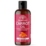 Hollywood Secrets Organic Pure Carrot Seed Oil Hair Growth Skin Brightening Face 100 ml
