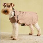 Rosewood x Joules Burra Brown Raincoat for Dogs, Medium, Washable, Lightweight, Water-Resistant Dog Coat for Medium Dogs