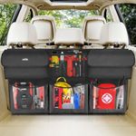 Oasser Back Seat Trunk Organizer Car Organizer Storage Hanging Cargo Storage Bag for SUV Truck MPV VAN 6 Large Pockets 3 Adjustable Straps 101x48.5 cm