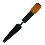 Fiskars QuikFit Weed Extractor, Narrow Head, Width: 3.5 cm, Steel Head, Black/Orange, 1000731