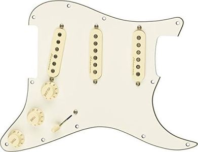 Fender Vintage Noiseless Prewired Stratocaster Pickguard - 3-Ply White