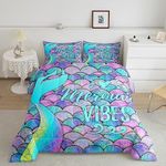 Erosebridal Mermaid Comforter Set Q