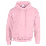 Gildan Mens Heavy Blend Adult Hooded Sweatshirt Light Pink M - Chest 38-40"