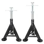 BESTOOL RV Supports Stabilizer Jacks, Travel Trailer Stabilizer Jacks Camper Jack Stands from 17.3" to 30", 3 Ton 6,000 lbs Capacity, 2PC