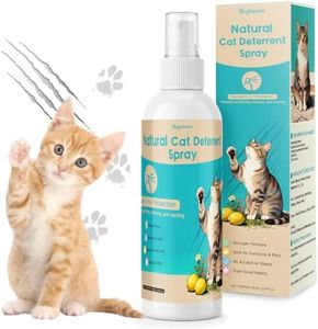 Cat Deterrent Spray Indoor Natural Formula, Cat Repellent Spray for Furniture, Safely Cat Pee Stopper, Anti Furniture Scratching, Stops Urine Marking, Kitten Training Spray for Sofa, Rugs, Chairs