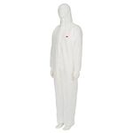 3M Coverall, White, 4500-W-2XL