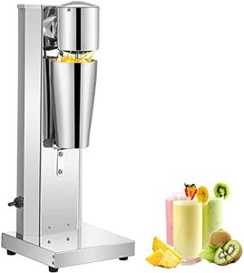 VEVOR Milkshake Maker Kit 180W, Stainless Steel Electric Milkshake Maker, Milkshake Machine, Silver Milkshake Maker Machine, 2 Speed Adjustable,Single Head Classic Milkshake Maker with 800ml Cup,