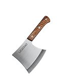 LICAIDAO Meat Cleaver Heavy Duty Axes Butcher Knife Bone Breaker for Meat and Bone Chopper cutter breaker Traditional Forged Cleaver for Meat and Bone Chopping Knife Axes for Home Kitchen Restaurant