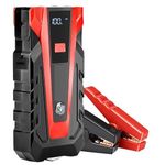 IGNITO Portable Jump Box with 3 Modes Current Power Bank Function,Car Battery Booster Pack Smart Jumper Cables 12V USB Outputs & Flashlight Emergency Battery Booster for Cars, Trucks, and SUV (1)