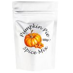 100g Pumpkin Pie Spice Mix Pumpkin Spice Mix: Blend of Cinnamon, Nutmeg, Ginger & Cloves. Ideal for Coffee, Autumn baking, Pumpkin Latte, Cookies and Soups. Cooking with children.