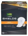 DependsMen Incontinence Shields/Pads Light Absorbency - 1 Box