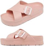 Womens Platform Slides with Arch Su