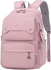 Teen Girls Casual Backpack High Middle School Daypack Women Daily Travel Laptop Bag(1# Purple,35 Liters)