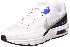 NIKE Men's Air Max Ltd 3 Sneaker, White Lt Smoke Gray Game Royal, 7.5 UK