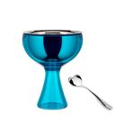 Alessi Big Love Bowl+Spoon, Blue
