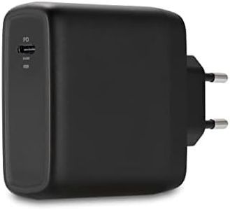 Kensington Cargador USB-C 100W USB-C GAN, Fuente de Alimentación Rápida Portátil con Cable de 2m, Compatible con MacBooks, iPads, Surface Devices y más (K33821EU)