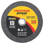 FREEMANS 4-Inch Double Net Cut off Wheels for General Purpose Metal and Stainless Steel Cutting for Angle Grinder, Black - Pack of 50 Pieces